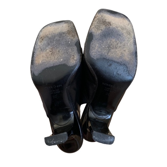 Vintage Rare 90s Patrick Cox Black Cut Out Heels Pumps Shoes size 38 - Picture 5 of 8